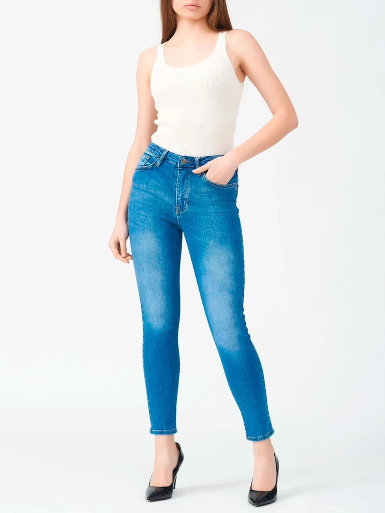 Джинсы Fred Mello модель FW23S15PD_MIDDLE_BLU Фото