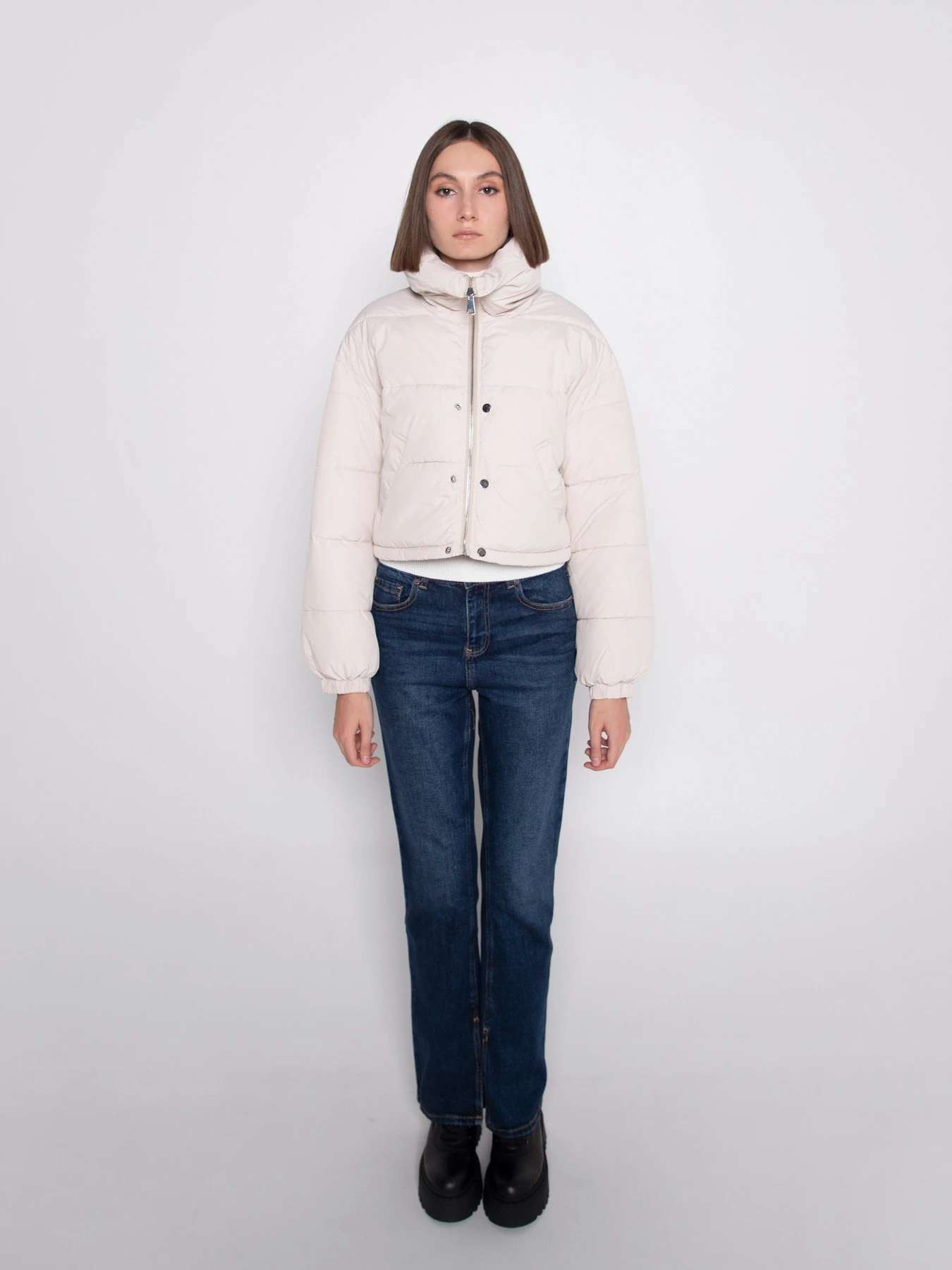 Куртки и дубленки URBAN TRACE модель LA608-BEIGE Куртки и дубленки URBAN TRACE модель LA608-BEIGE Фото