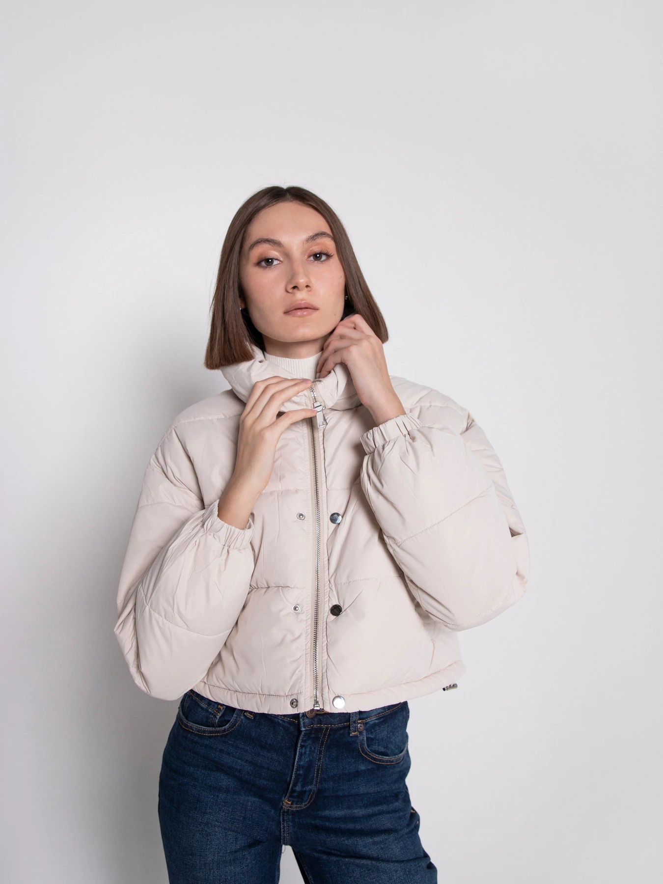 Куртки и дубленки URBAN TRACE модель LA608-BEIGE Куртки и дубленки URBAN TRACE модель LA608-BEIGE Фото