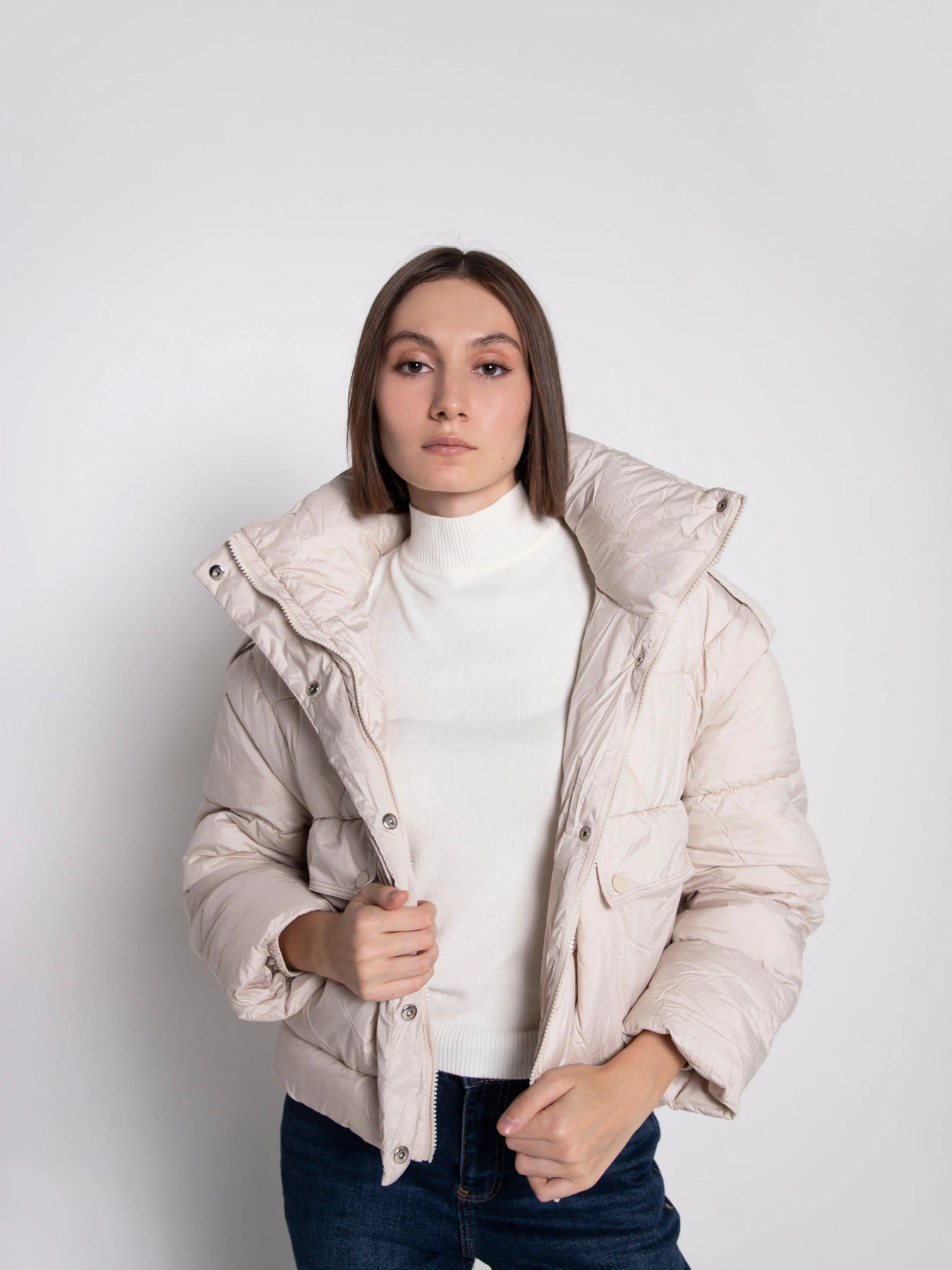 Куртки и дубленки URBAN TRACE модель HAR001-BEIGE Фото