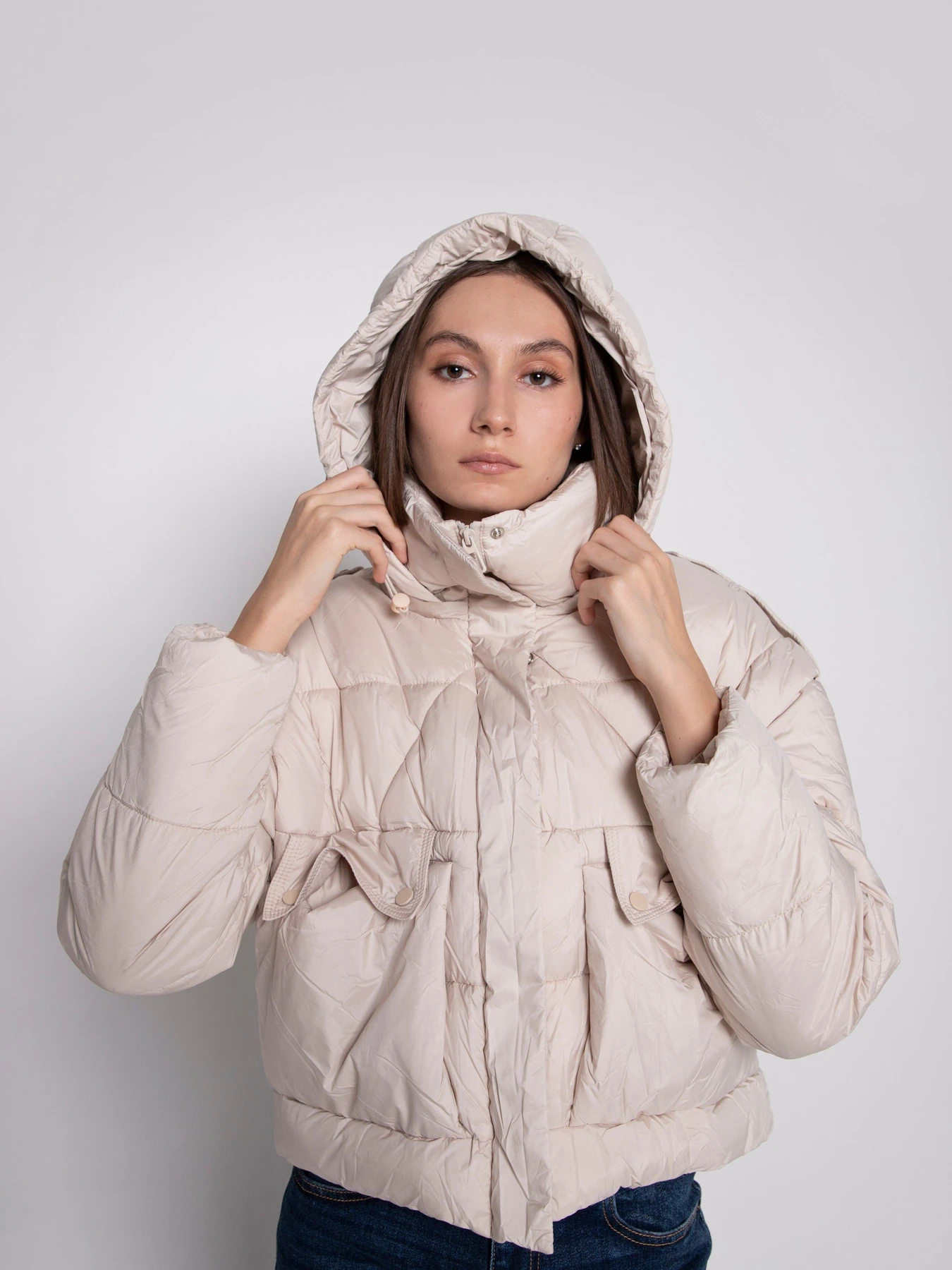 Куртки и дубленки URBAN TRACE модель HAR001-BEIGE Фото