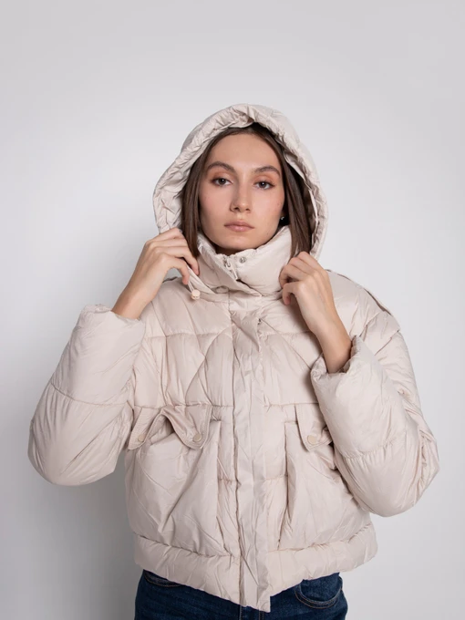 Куртки и дубленки URBAN TRACE модель HAR001-BEIGE Фото