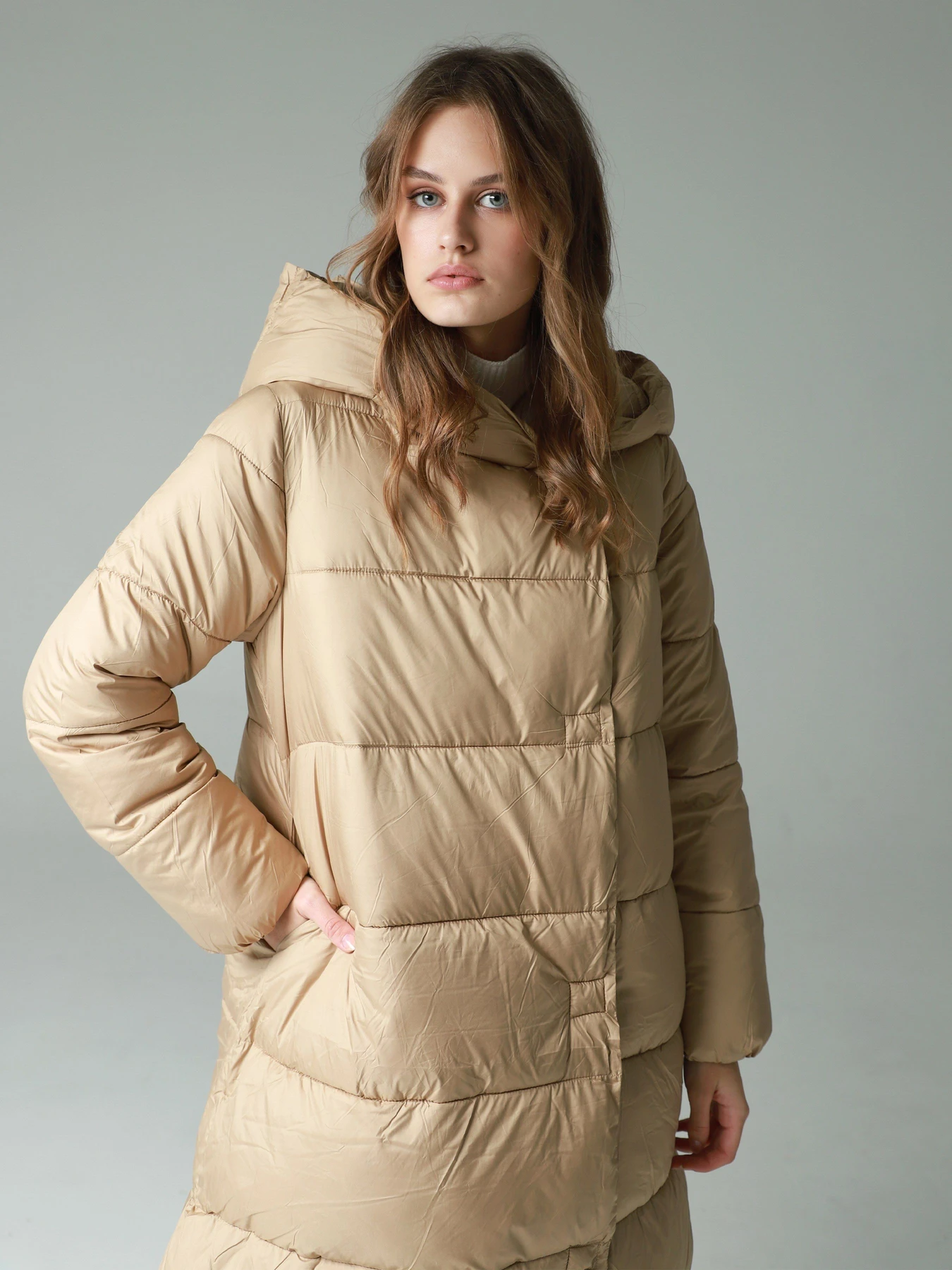 Куртки и дубленки URBAN TRACE модель LA603-BEIGE Фото