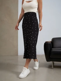 Юбки ISSA Plus модель 14471_черный Фото