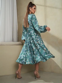 Сукні ISSA Plus модель 14485_зеленый Фото