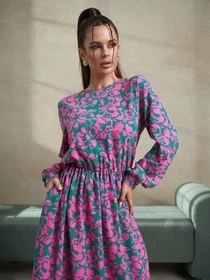 Платья ISSA Plus модель 14475_зеленый Фото