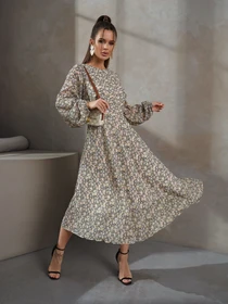 Платья ISSA Plus модель 14480_мультиколор Фото