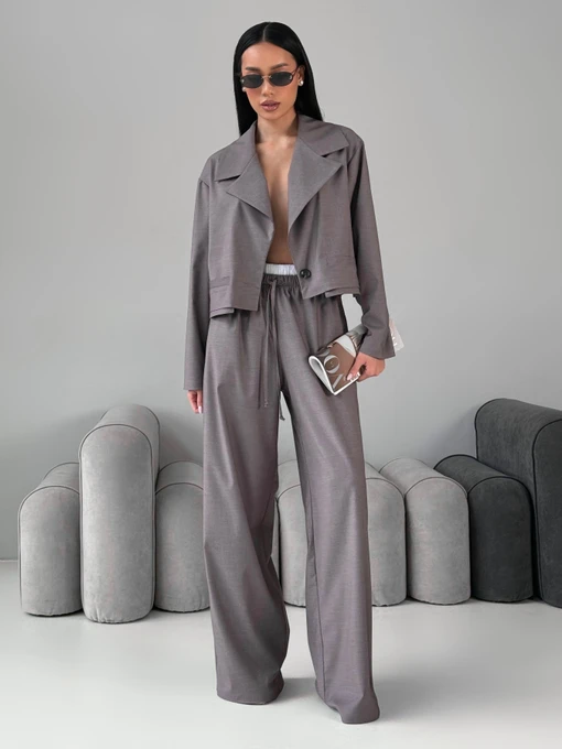 Костюмы Jadone Fashion модель Tem_Lem_korychnevyy Фото