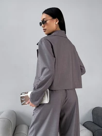 Костюмы Jadone Fashion модель Tem_Lem_korychnevyy Фото