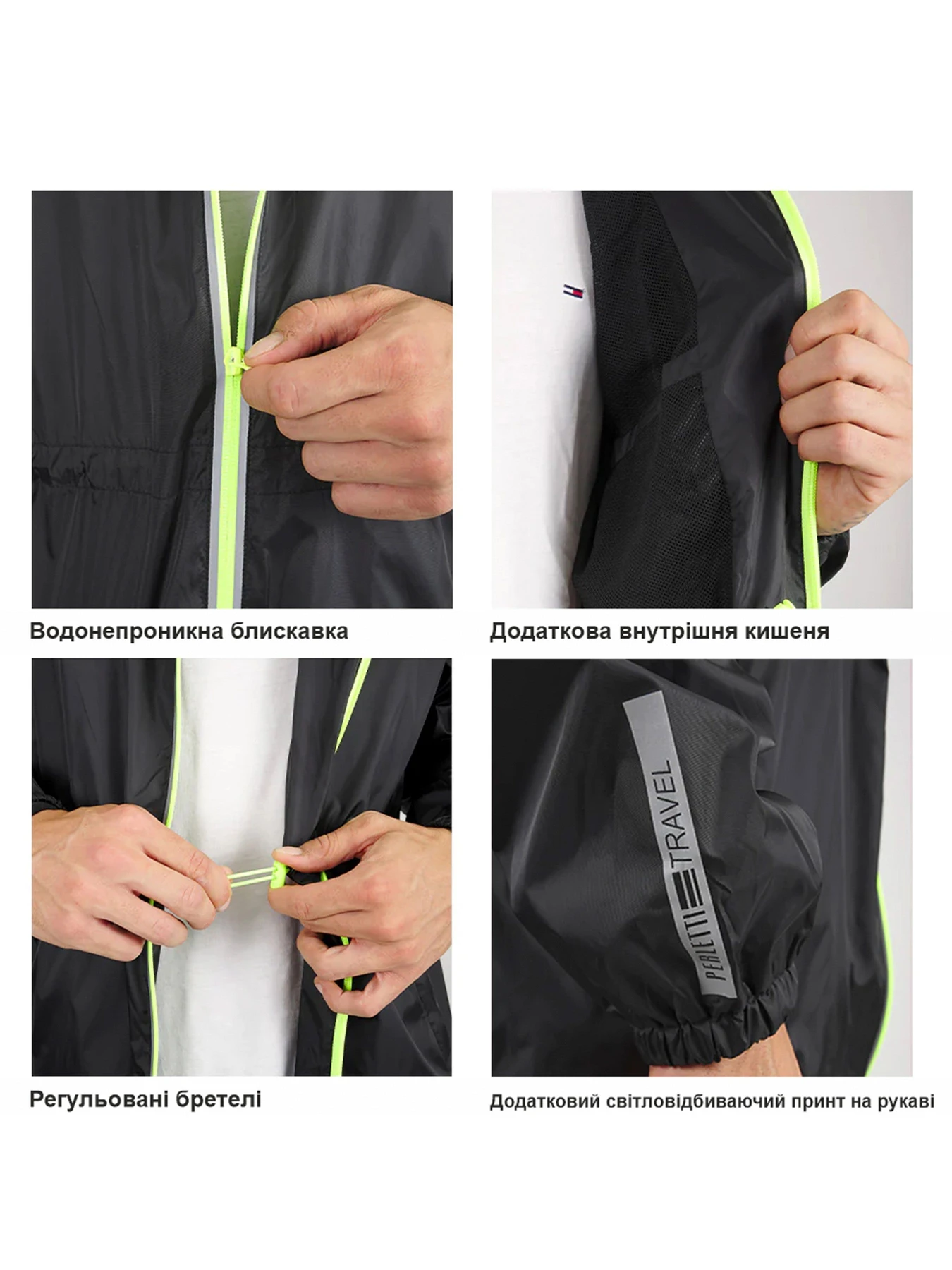 Куртки и дубленки PERLETTI Windbreaker модель 14220177S Фото