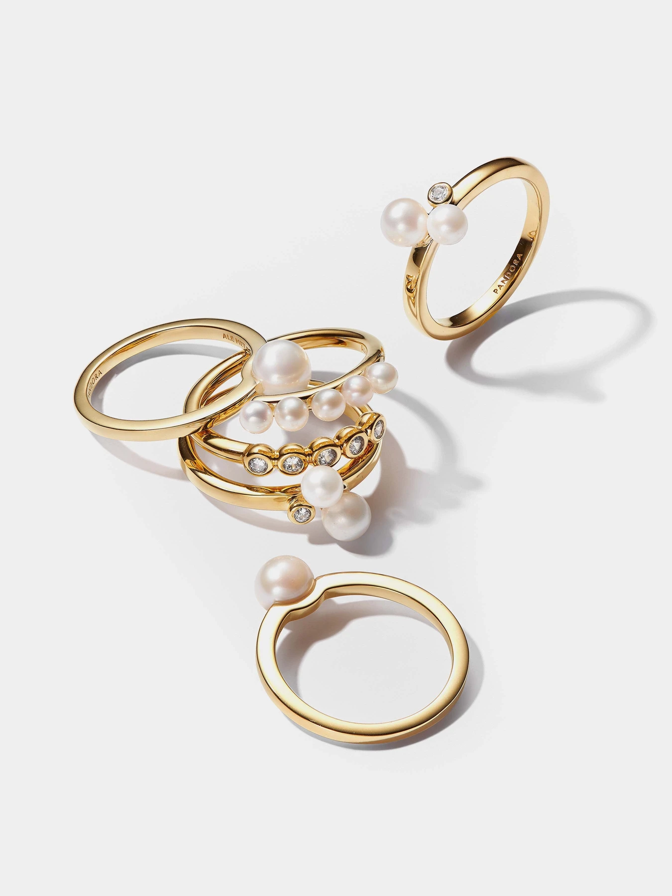 Каблучки PANDORA модель 163156C01 Каблучки PANDORA модель 163156C01 Фото