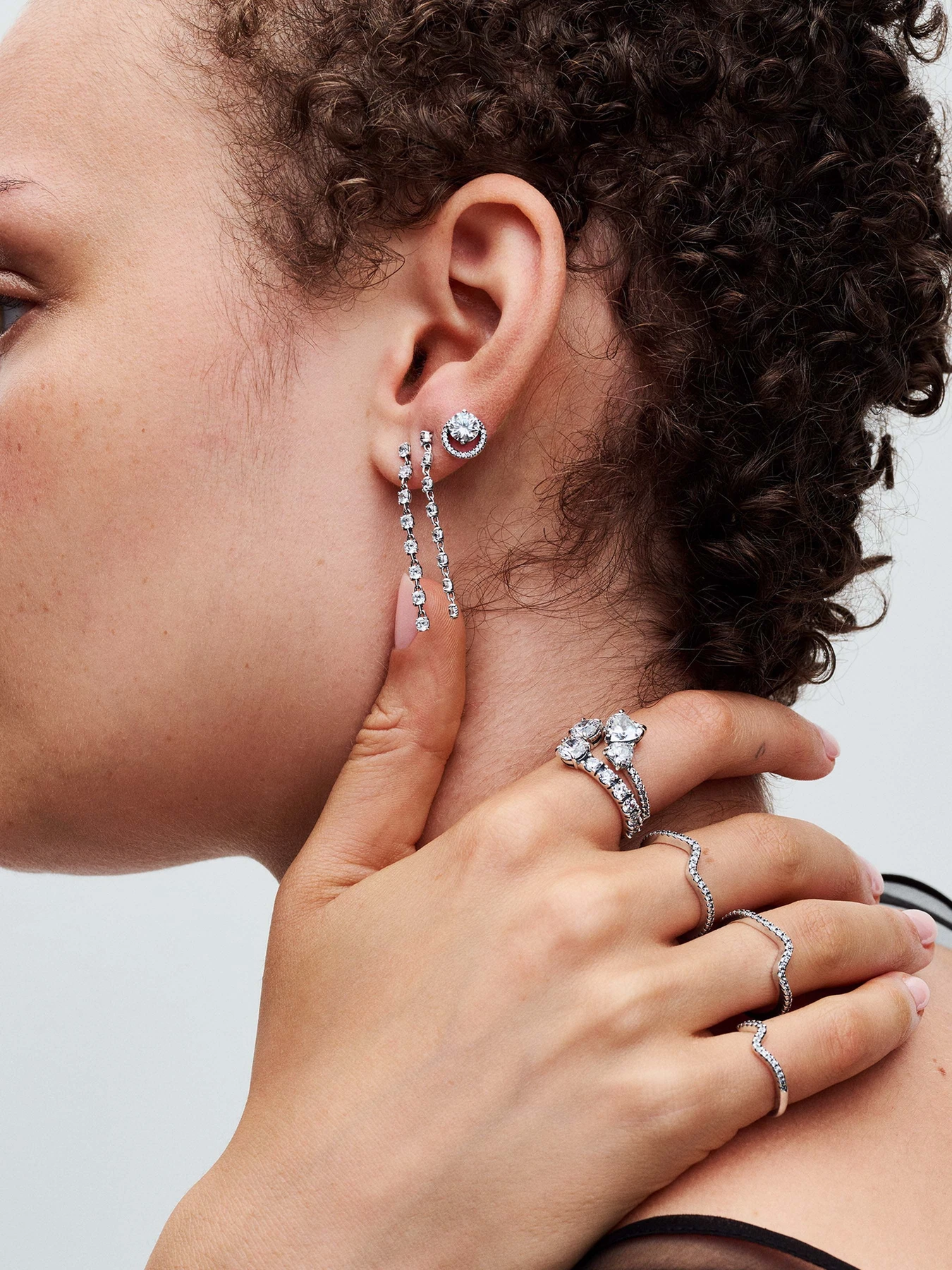 Каблучки PANDORA модель 193149C01 Каблучки PANDORA модель 193149C01 Фото