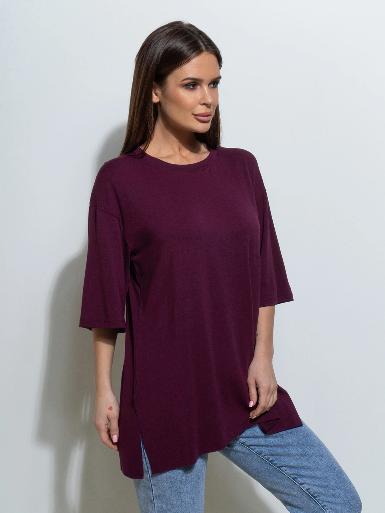 Футболки и поло ISSA Plus модель 14495_фиолетовый Футболки и поло ISSA Plus модель 14495_фиолетовый Фото