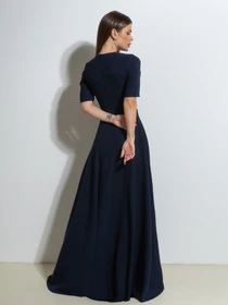 Платья ISSA Plus модель 14498_темно_синий Фото