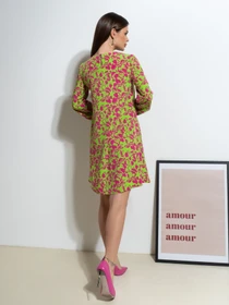 Сукні ISSA Plus модель 14513_мультиколор Фото