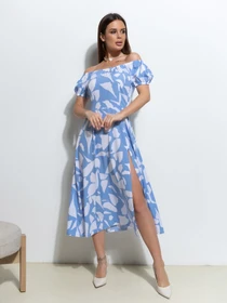 Сукні ISSA Plus модель 14542_голубой Фото