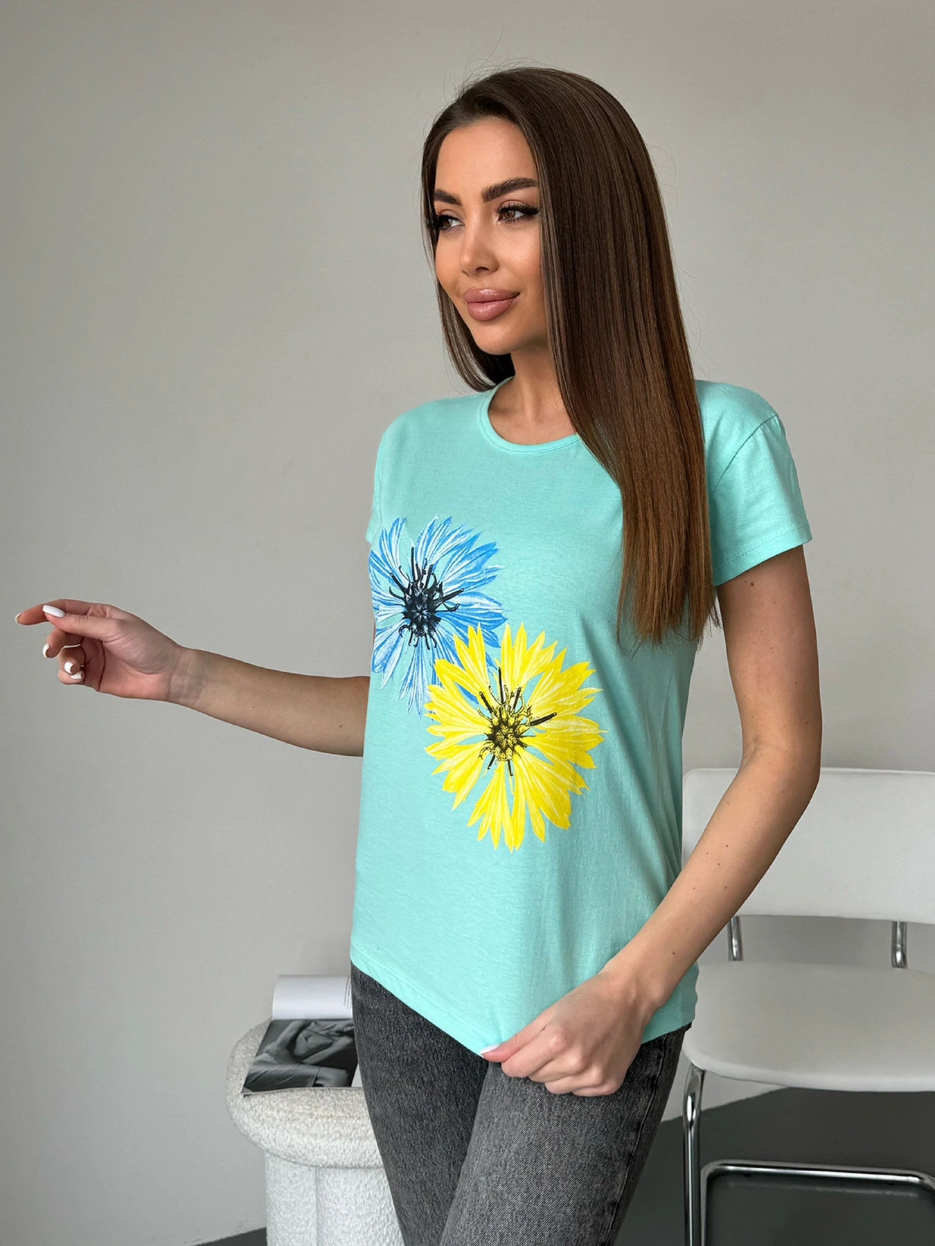 Футболки и поло ISSA Plus модель WN20-595_мятный Фото