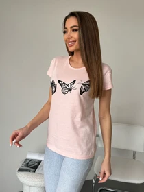 Футболки и поло ISSA Plus модель WN20-596_розовый Фото