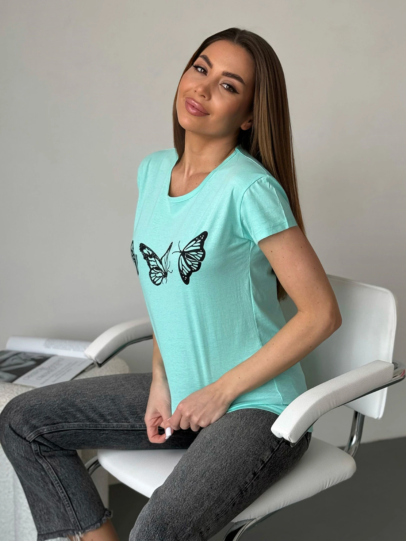 Футболки и поло ISSA Plus модель WN20-596_мятный Фото