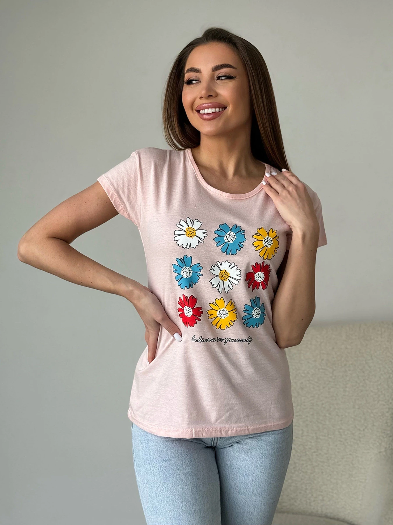 Футболки и поло ISSA Plus модель WN20-597_розовый Фото