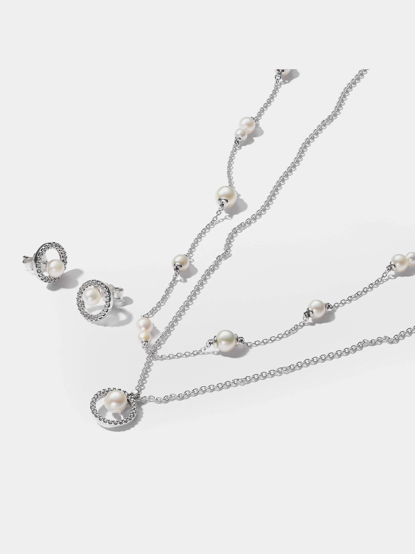 Серьги-гвоздики PANDORA модель 293154C01 Серьги-гвоздики PANDORA модель 293154C01 Фото