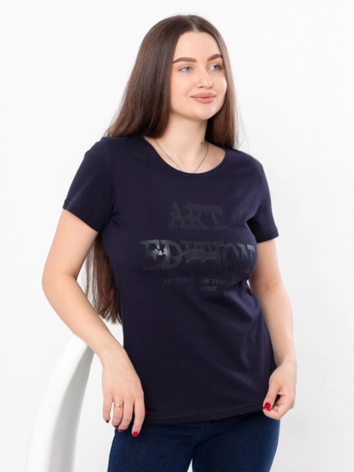 Футболки и поло Носи своє модель 8188-001-33-1-chornilxno-sinj-art Фото