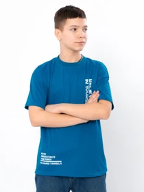 Футболки и поло Носи своє модель 6414-001-33-1-temno-bryuzovij Фото