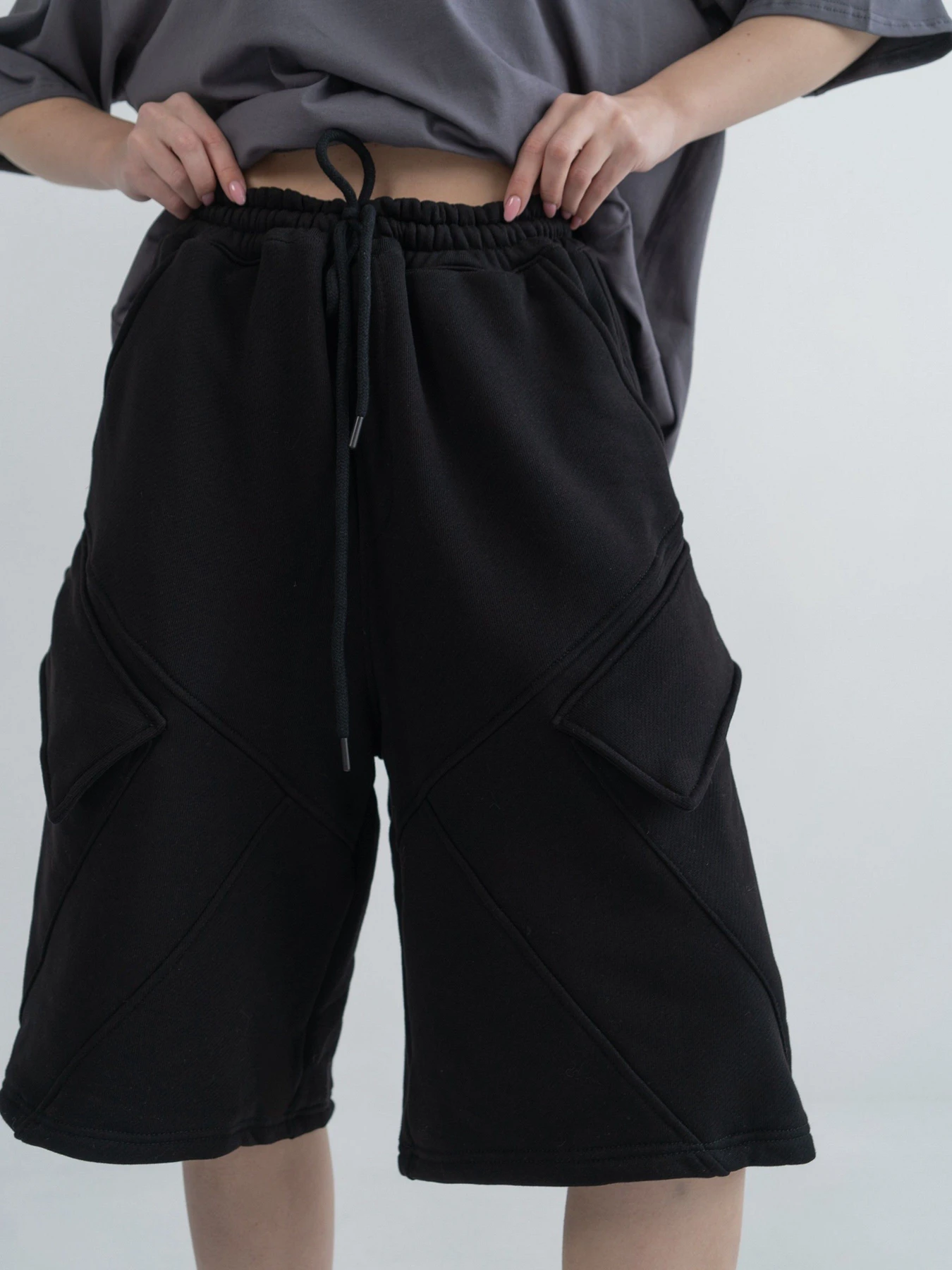Шорты IJ модель shorts-petlya-black Фото