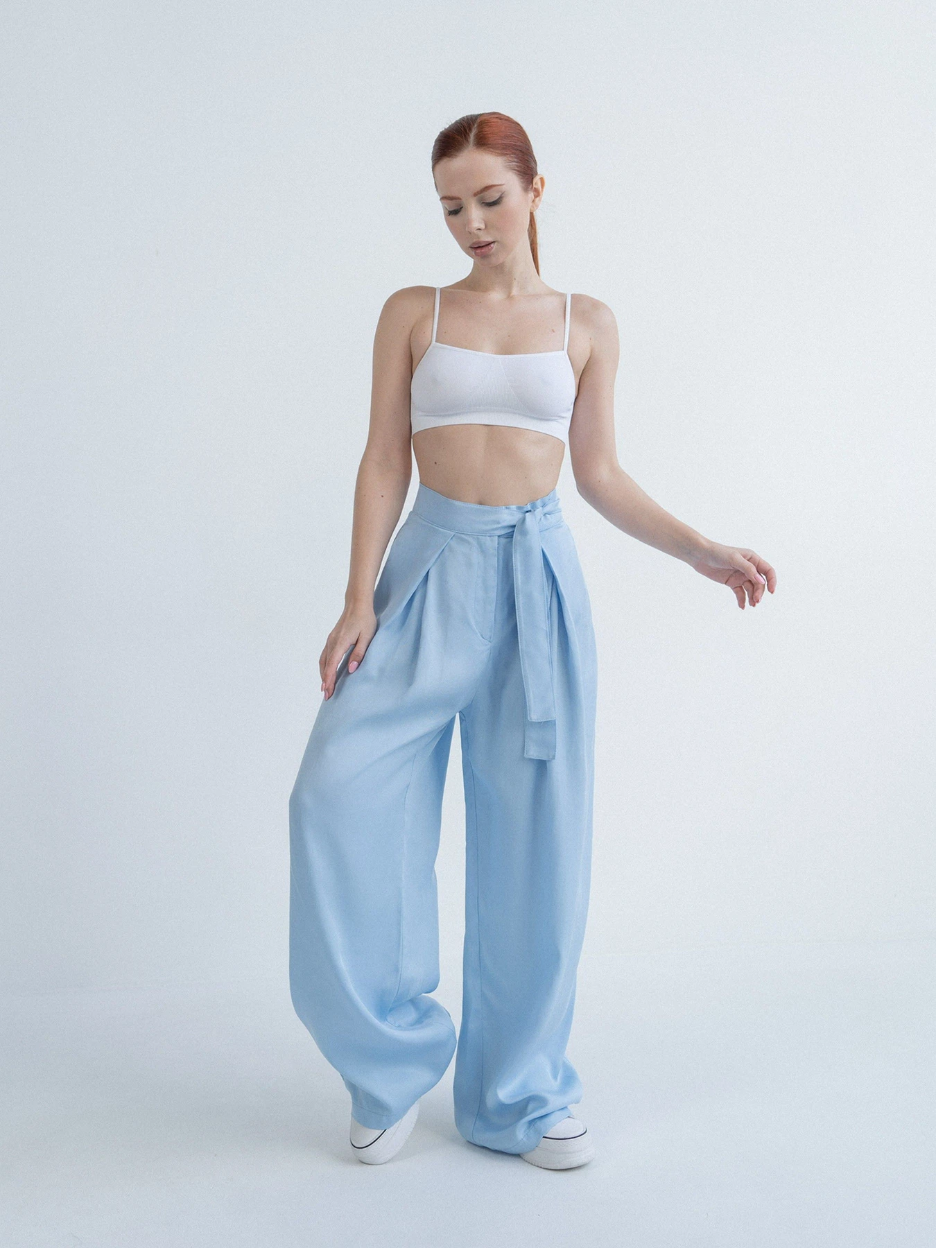 Брюки IJ модель palazzo-blue Брюки IJ модель palazzo-blue Фото