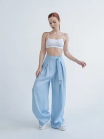 Брюки IJ модель palazzo-blue Фото