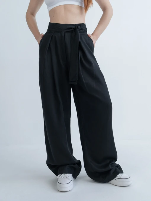 Брюки IJ модель palazzo-black Фото
