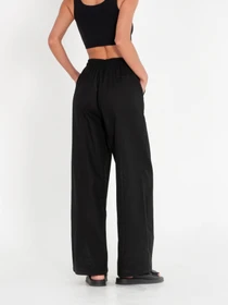 Брюки IJ модель wide-linen-black Фото