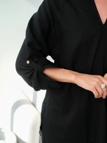 Сорочки IJ модель long-linen-black Фото