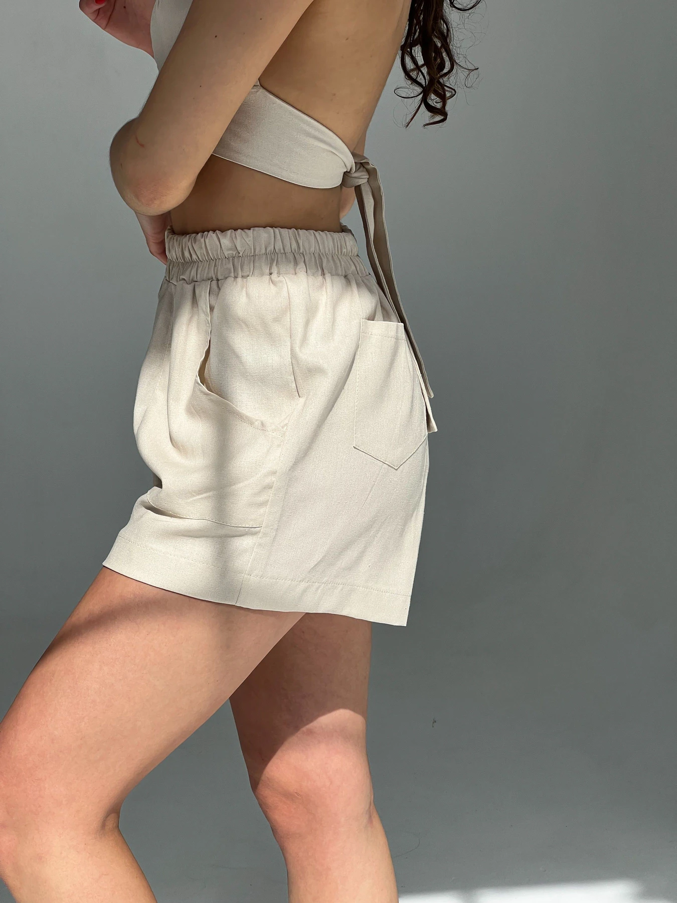 Шорти IJ модель short-1905-bej Шорти IJ модель short-1905-bej Фото