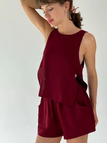 Шорты IJ модель short-1905-bordo Фото