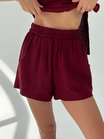 Шорты IJ модель short-1905-bordo Фото