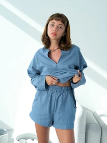 Шорти IJ модель short-1905-blue Фото