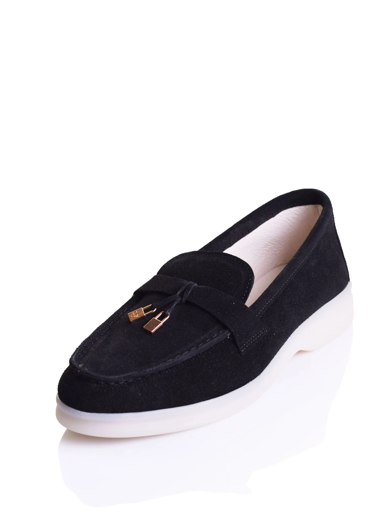 Туфли и лоферы Derisan модель LP-ST-black Туфли и лоферы Derisan модель LP-ST-black Фото