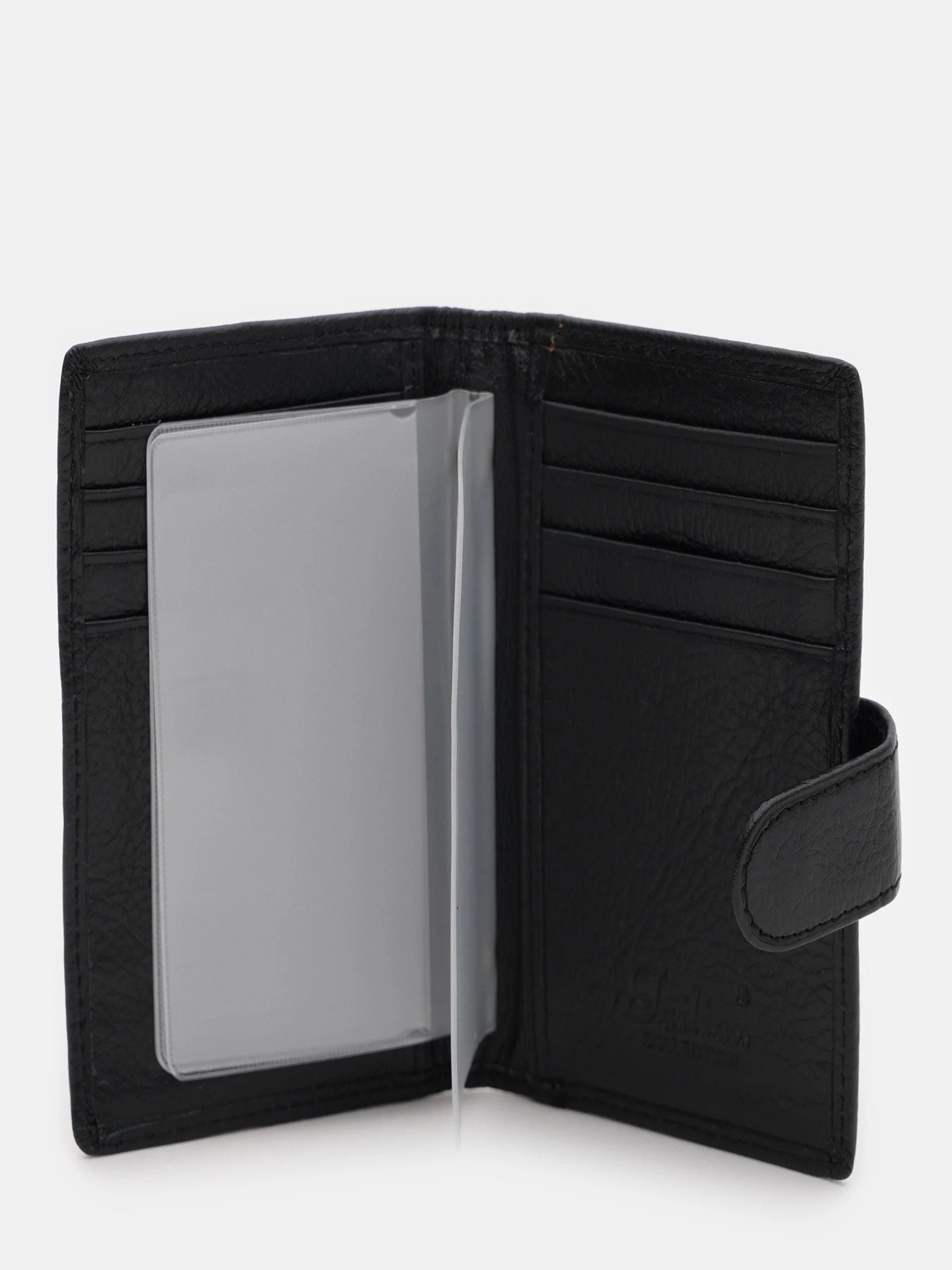 Кошельки Borsa Leather модель K1T430D-H33bl-black Фото