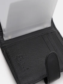 Кошельки Borsa Leather модель K1T430D-H33bl-black Фото
