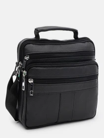 Сумки Borsa Leather модель K1090bl-black Фото
