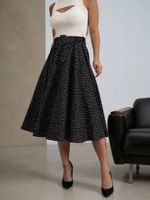 Юбки ISSA Plus модель 14470_черный Фото