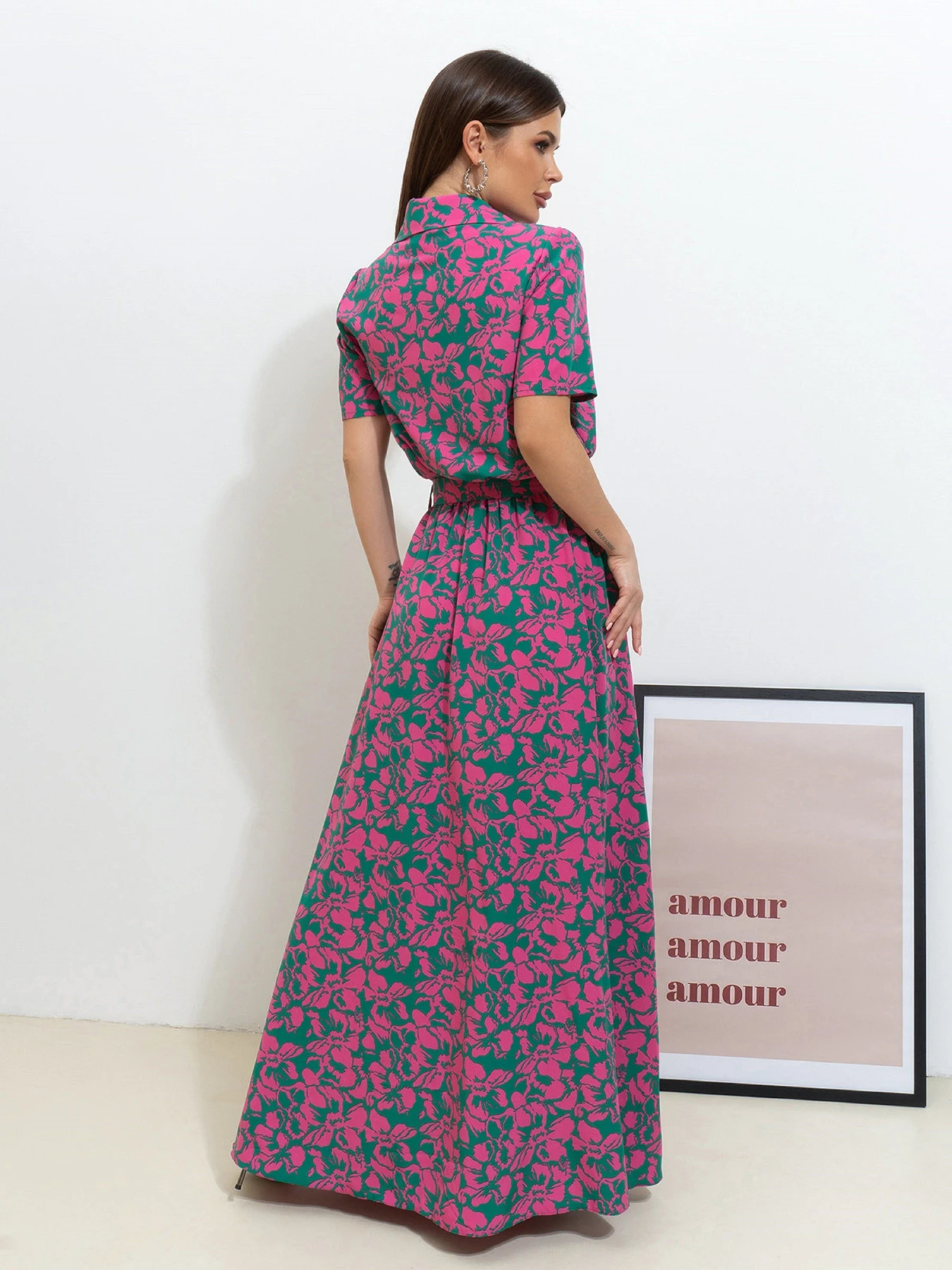 Сукні ISSA Plus модель 14528_мультиколор Сукні ISSA Plus модель 14528_мультиколор Фото
