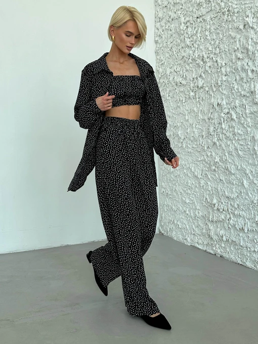 Костюмы Jadone Fashion модель Kostyum_Shtom_chernyy Фото