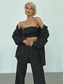 Костюмы Jadone Fashion модель Kostyum_Shtom_chernyy Фото