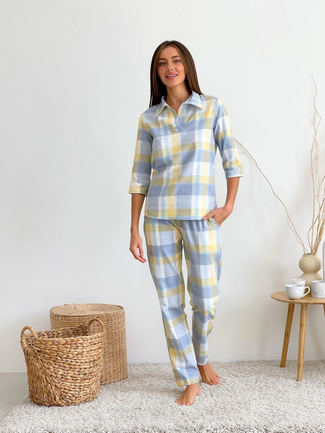 Одежда для дома и сна Cosy модель F51P+f01ws Одежда для дома и сна Cosy модель F51P+f01ws Фото