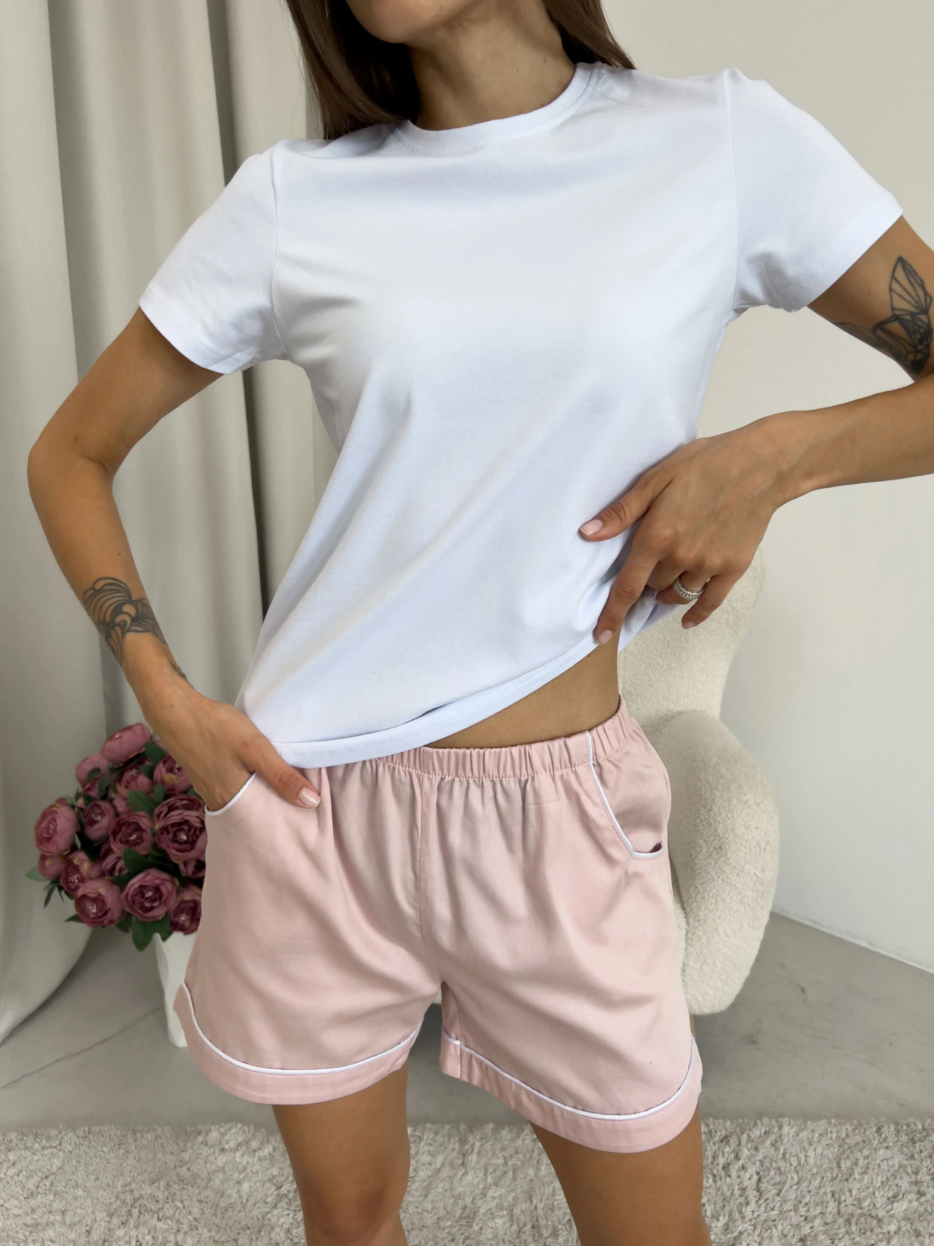 Одежда для дома и сна Cosy модель SP100/3+f01ws Одежда для дома и сна Cosy модель SP100/3+f01ws Фото