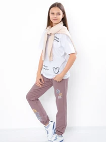 Штани Носи своє модель 6060-057-33-5-popelqsta-lavanda-romashka Фото