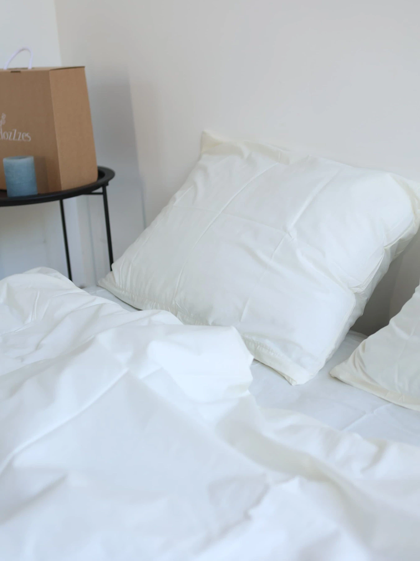 Комплект постельного белья с ткани Ранфорс цвет Молочный BedclozZzes модель 13169 Комплект постельного белья с ткани Ранфорс цвет Молочный BedclozZzes модель 13169 Фото