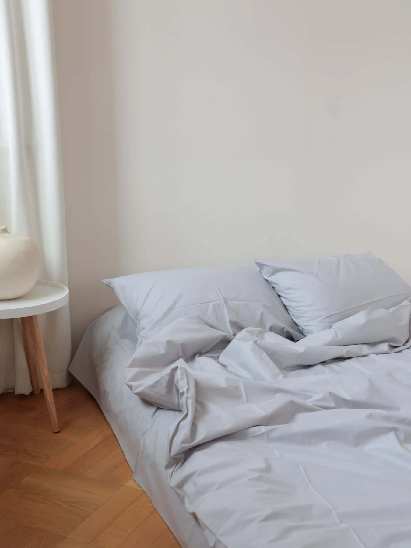 Комплект постельного белья с ткани Ранфорс Светло-серого цвета BedclozZzes модель 7277 Фото